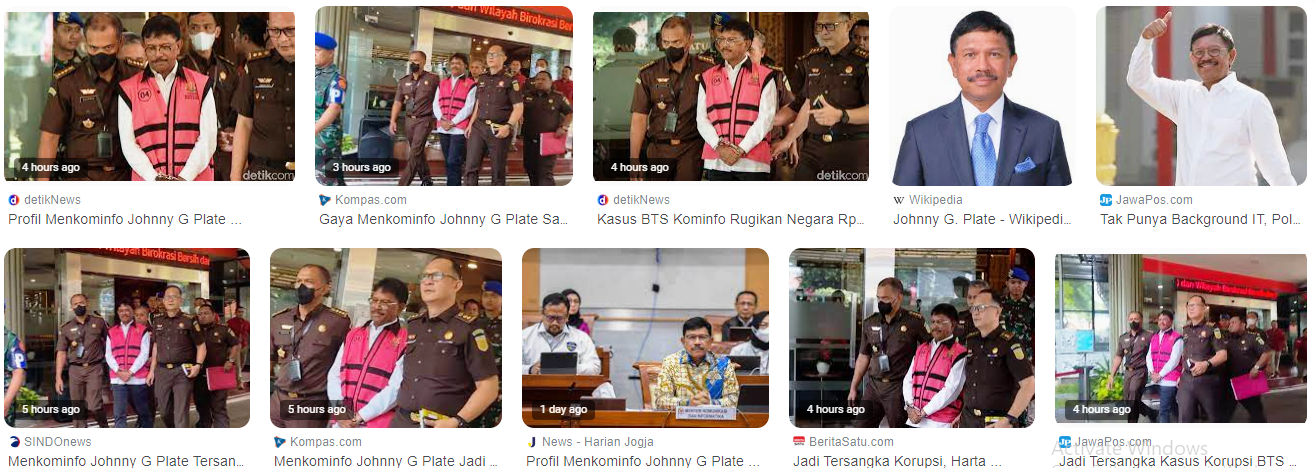 Johnny G. Plate Tersangka Korupsi BTS 4G